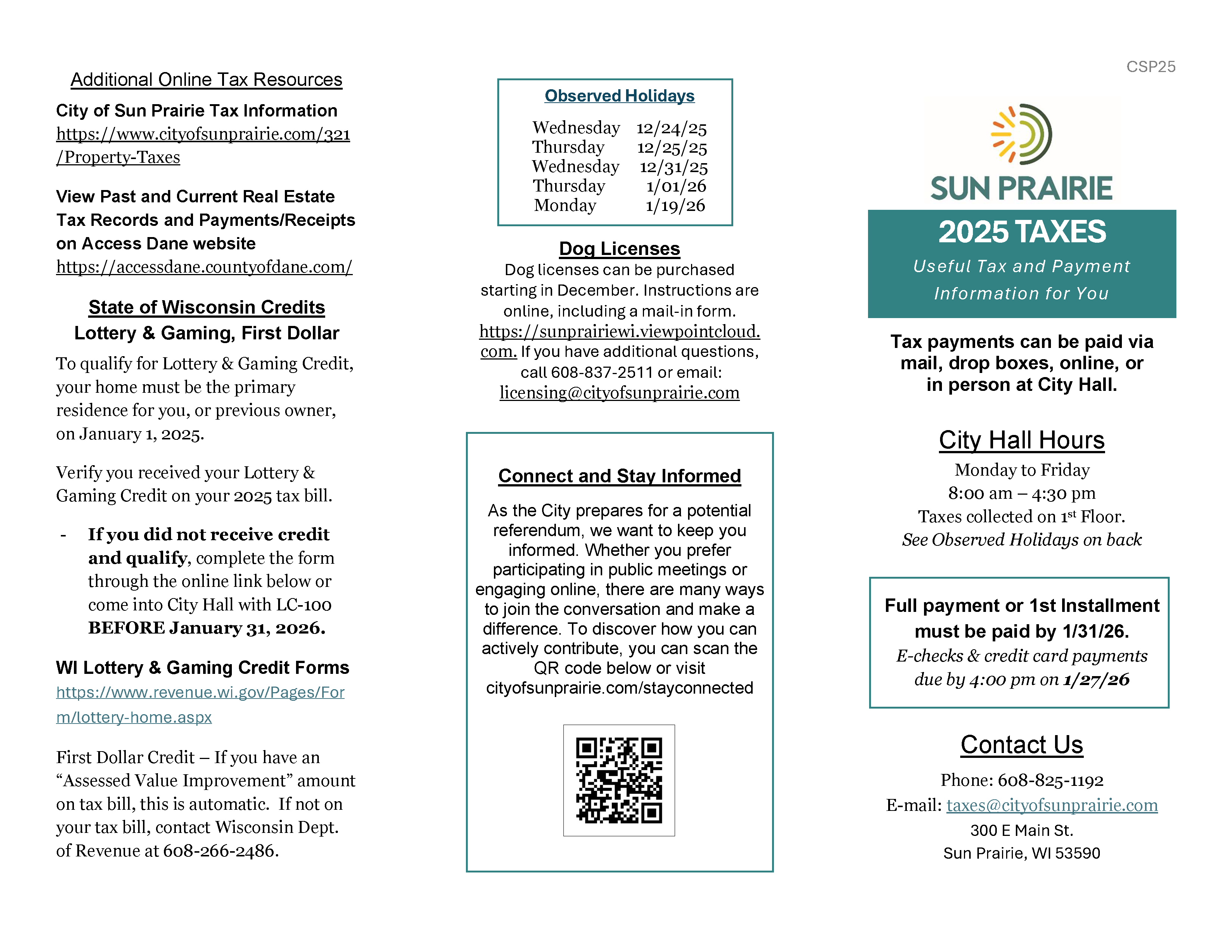 Tax insert 2025 pg 1