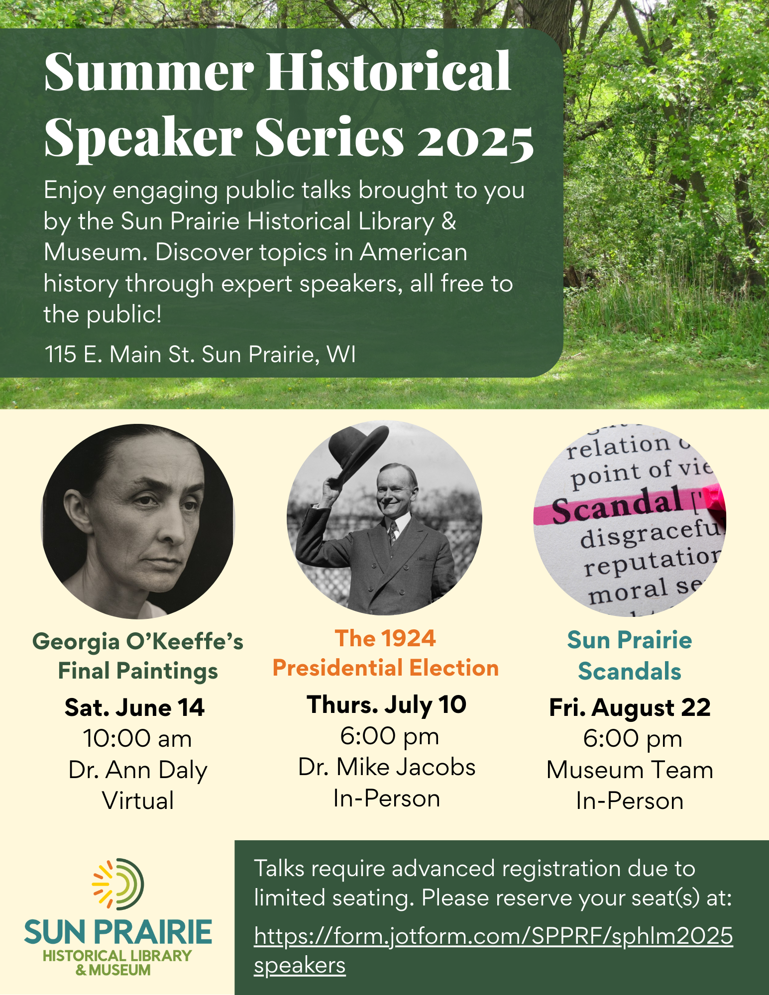 SPHLM 2025 Summer Speakers
