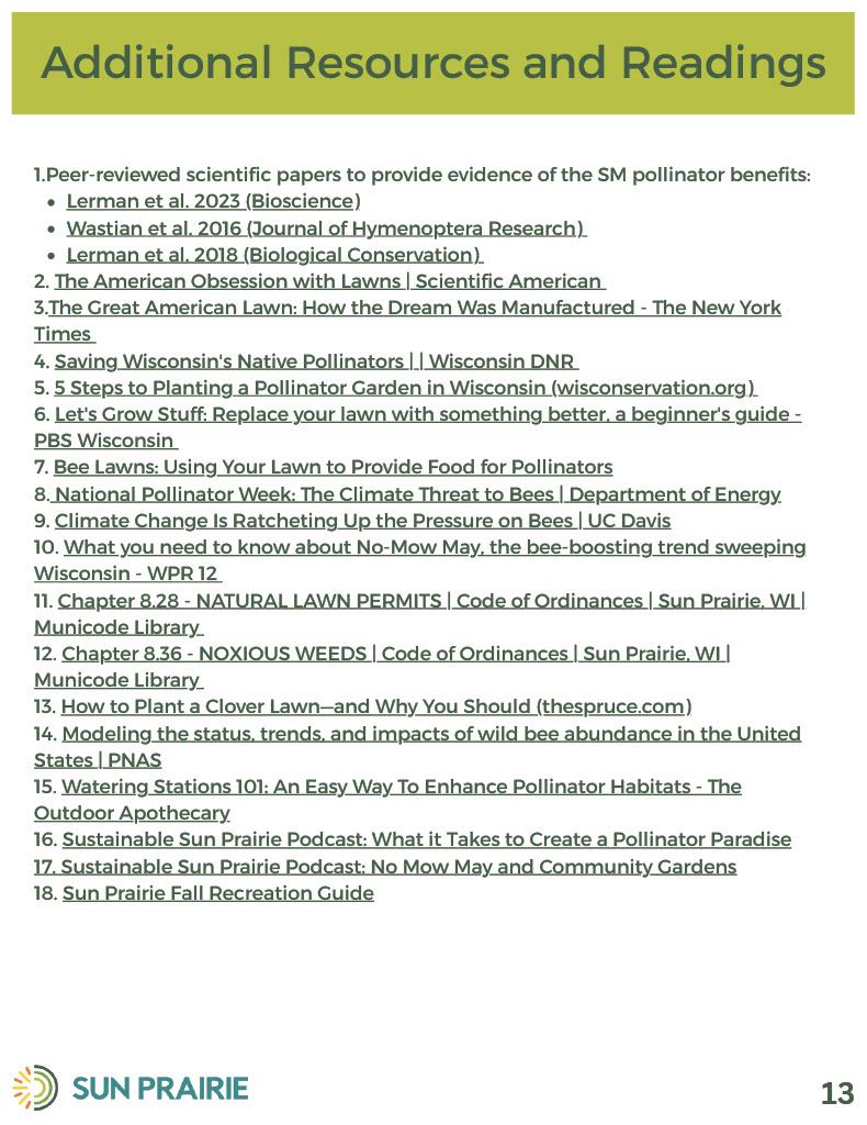 Slow Mow Let it Grow Final Report Page 14