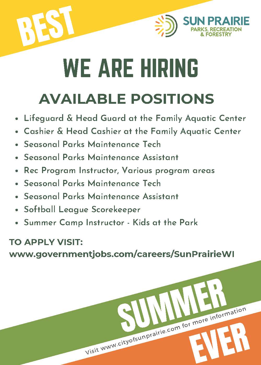 Hiring Flyer
