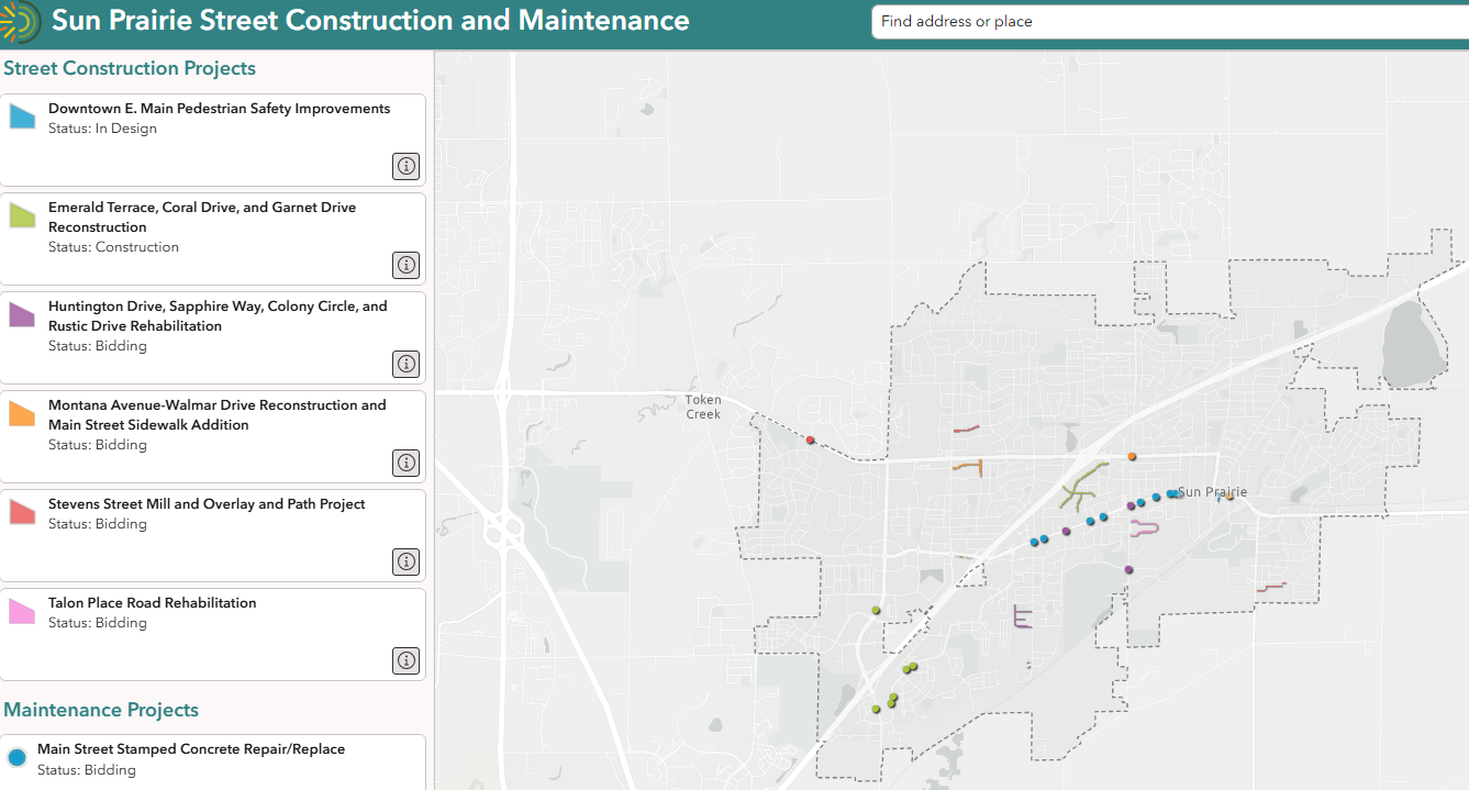Construction and Street Maintenance Mapping Tool